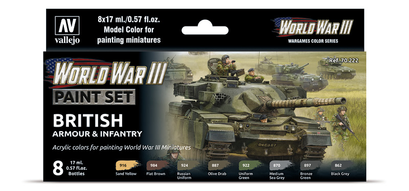 WW3 - British Armour & Infantry - 70222