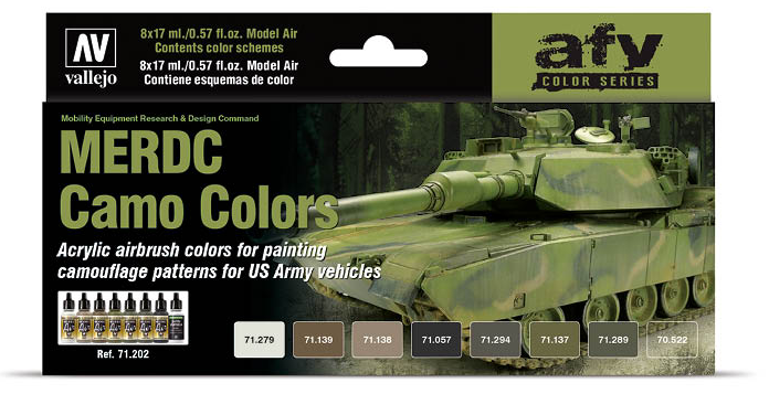 WW3 - MERDC US Army Vehicles Paint Set - 71202