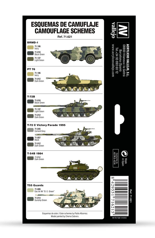 WW3 - Russian Green Patterns Paint Set - 71621 — image 2