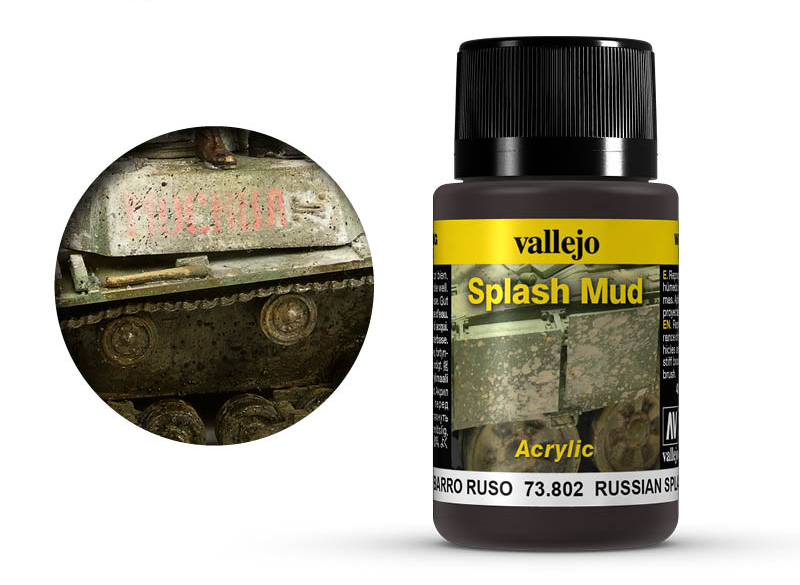 Vallejo Weathering Effects - Russian Splash Mud - 40ml - 73802