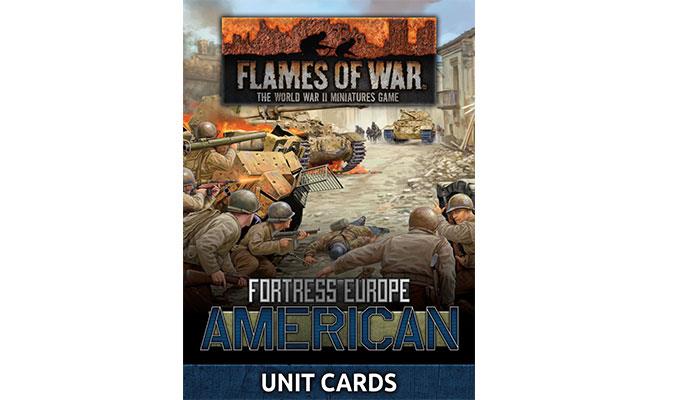 WW2 - Fortress Europe - American Unit Cards - FW261U