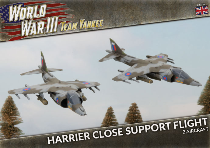 WW3 - Harrier Close Support Flight (x2 Plastic) - TBBX15 — image 1
