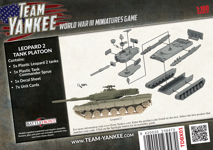 WW3 - Leopard 2 Tank Platoon - TDBX01 — image 1