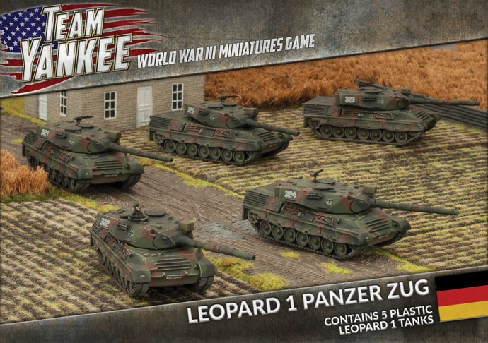 WW3 - Leopard 1 Panzer Zug (Plastic) - TGBX14 — image 1