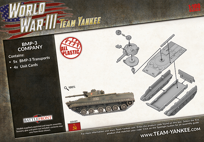 WW3 - BMP-3 Company (x5 Plastic) - TSBX23 — image 1