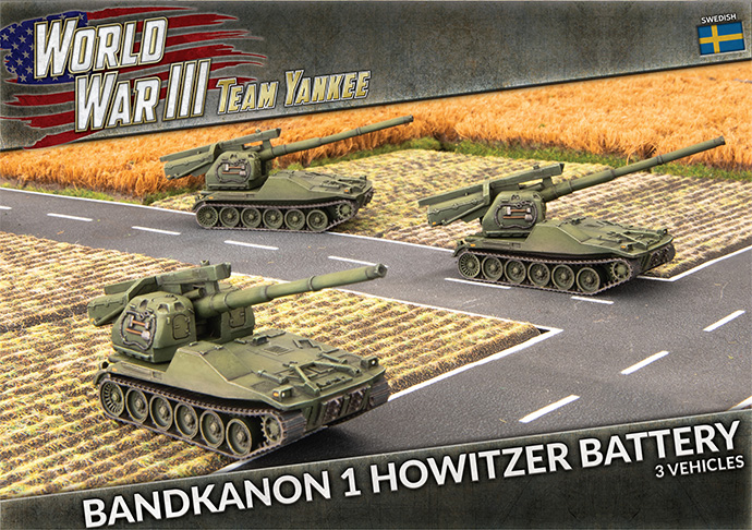 WW3 - Bandkanon 1 Howitzer Battery (x3) - TSWBX06