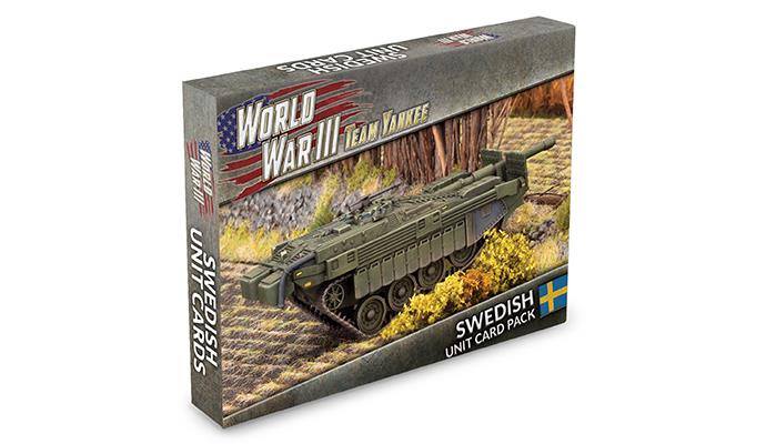 WW3 - Swedish Unit Cards (×25 Cards) - WW3-08S — image 1